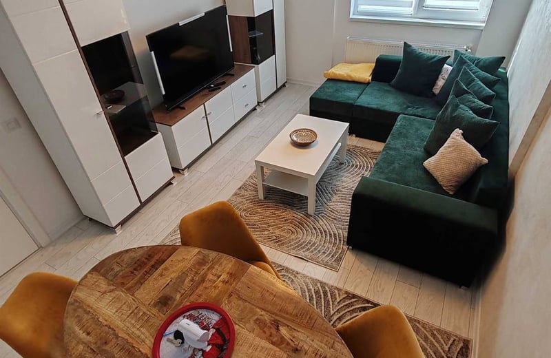 Location d’un appartement moderne de 2 pièces dans le complexe V22 Park Residence, Bucarest, Roumanie